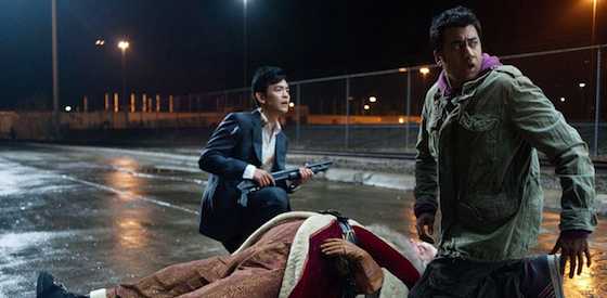 John Cho and Kal Penn in A Very Harold & Kumar 3D Christmas