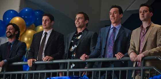 Jason Biggs and Seann William Scottin American Reunion
