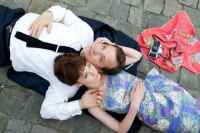 Carey Mulligan & Peter Sarsgaard in the movie An Education