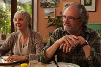 Jim Broadbent and Lesley Manville  in the movie Another Year