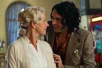 Russell Brand and Helen Mirren in Arthur