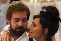 Paul Giamatti and Rosamund Pike  in the movie Barney's Version
