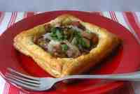 Caramelized Shallot,  Ham and Gruyere Tarts  recipes