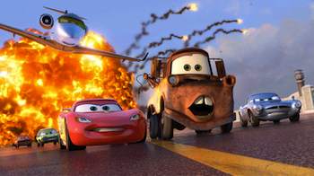 Owen Wilson and Larry the Cable Guy   in Cars 2