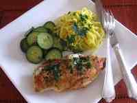 Chicken Breasts Stuffed with Figs, Pancetta and Gorgonzola