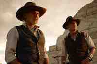 Daniel Craig and Harrison Ford in Cowboys and Aliens