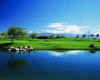8th hole of the Gary Player course at the Westin Mission Hills Resort & Spa