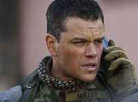 Matt Damon & Greg Kinnear in the movie Green Zone