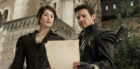Jeremy Renner and Gemma Arterton  in 'Hansel & Gretel: Witch Hunters'