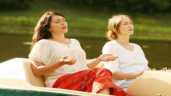 Vera Farmiga and Norbert Leo Butz in Higher Ground