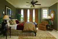 Master Bedroom Design: Making His and Hers Theirs. This living room has the right feel for summer. Pale, painted chairs with light-colored accessories and pale walls makes the room look and feel right for warm weather