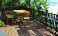 One of your decisions when staining a deck is to choose whether you want a colored or clear finish