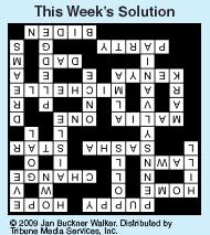 Can you solve this special inaugural crossword with your mom, dad or your favorite grown-up