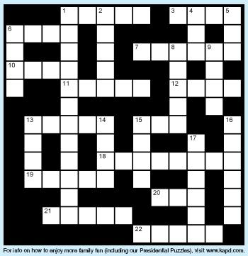 Kids solve the across clues Kids solve the across clues