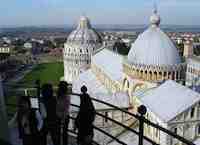 Climb the Leaning Tower's 294 steps for a breathtaking view of Pisa's cathedral, baptistery, and beyond