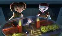 Seth Green and Dan Fogler in Mars Needs Moms