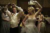 Kirsten Dunst and Alexander Skarsgard in Melancholia