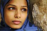 Hiam Abbass and Freida Pinto   in Miral