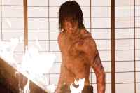 Rain & Naomie Harris in the movie Ninja Assassin