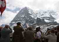 Benno Furmann & Johanna Wokalek in the movie North Face