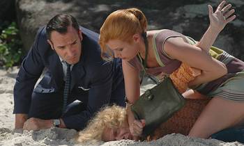 Jean Dujardin & Louise Monot in the movie OSS 117: Lost in Rio