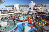 Pool time aboard the Oasis of the Seas - World's Largest Cruise ship Afloat