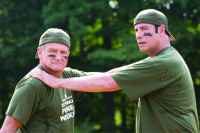 John Travolta & Robin Williams in the movie Old Dogs