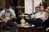 Robert Downey Jr. & Jude Law  in the movie Sherlock Holmes