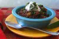 Smoky Beef and Black Bean Chili with Lime recipes