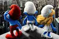 Neil Patrick Harris and Hank Azaria in Smurfs