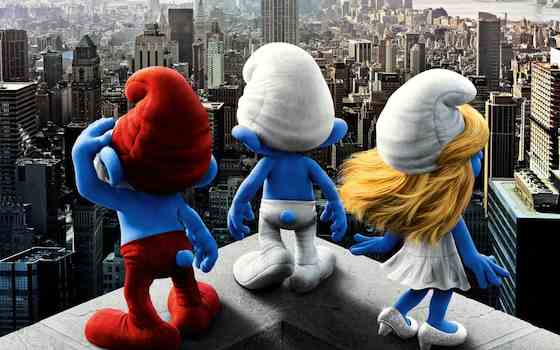 Neil Patrick Harris and Hank Azaria in Smurfs