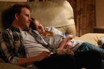 Stephen Dorff & Elle Fanning  in the movie Sofia Coppola's Somewhere