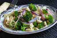 Spaghetti with Broccoli and Gorgonzola Cheese Recipe