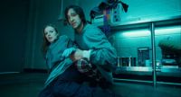 Adrien Brody & Sarah Polley in the movie Splice