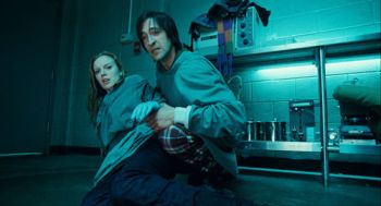 Adrien Brody & Sarah Polley in the movie Splice