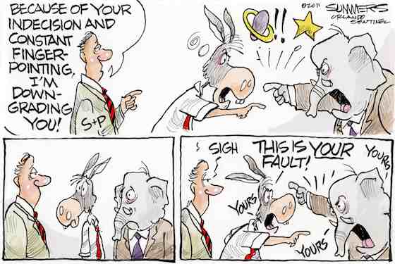Standard and Poor's Downgrade Not Likely to End Partisan Gridlock
