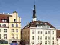 Tallinn's Town Hall Square marks the heart of the medieval lower town