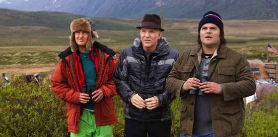 Steve Martin, Jack Black, Owen Wilson in The Big Year
