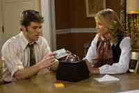 Cameron Diaz & James Marsden in the movie The Box