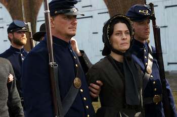 James McAvoy and Robin Wright   in The Conspirator