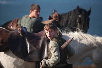 Channing Tatum and Jamie Bell   in the movie The Eagle
