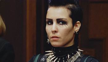 Noomi Rapace & Michael Nyqvist in the movie The Girl Who Kicked The Hornet's Nest