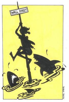 Artwork by Michael Osbun | Financial Outrages Past, Present & Future | Arianna Huffington