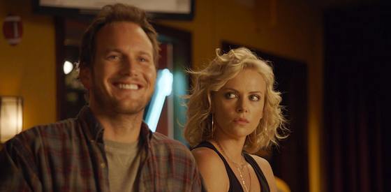 Charlize Theron and Patton Oswaltin Young Adult