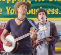 Woody Harrelson & Jesse Eisenberg in the movie Zombieland