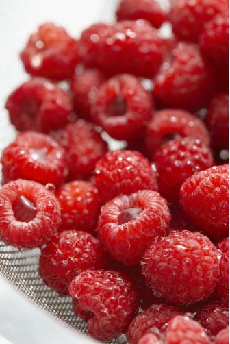 Wolfgang Puck Recipe - Raspberry compote, made with fresh berries, makes a tangy, festive topping.  Recipes by Wolfgang Puck