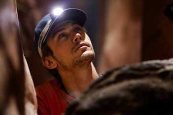 James Franco & Amber Tamblyn in the movie 127 Hours