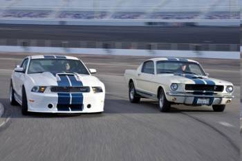 2011 and 1964 Mustang Shelby GT350 Returns to Action