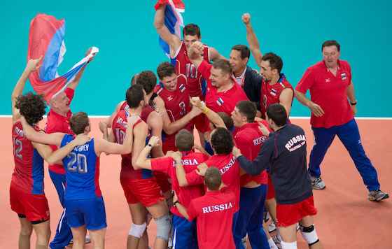 Russia Comes From Behind to Beat Brazil for Men's Volleyball Gold