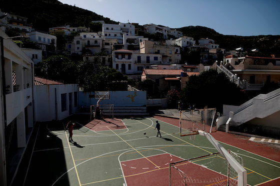 Greek Islanders Rely on Volunteers and God